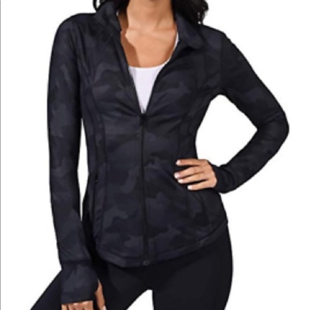 Yogalicious Black Camo Jacket